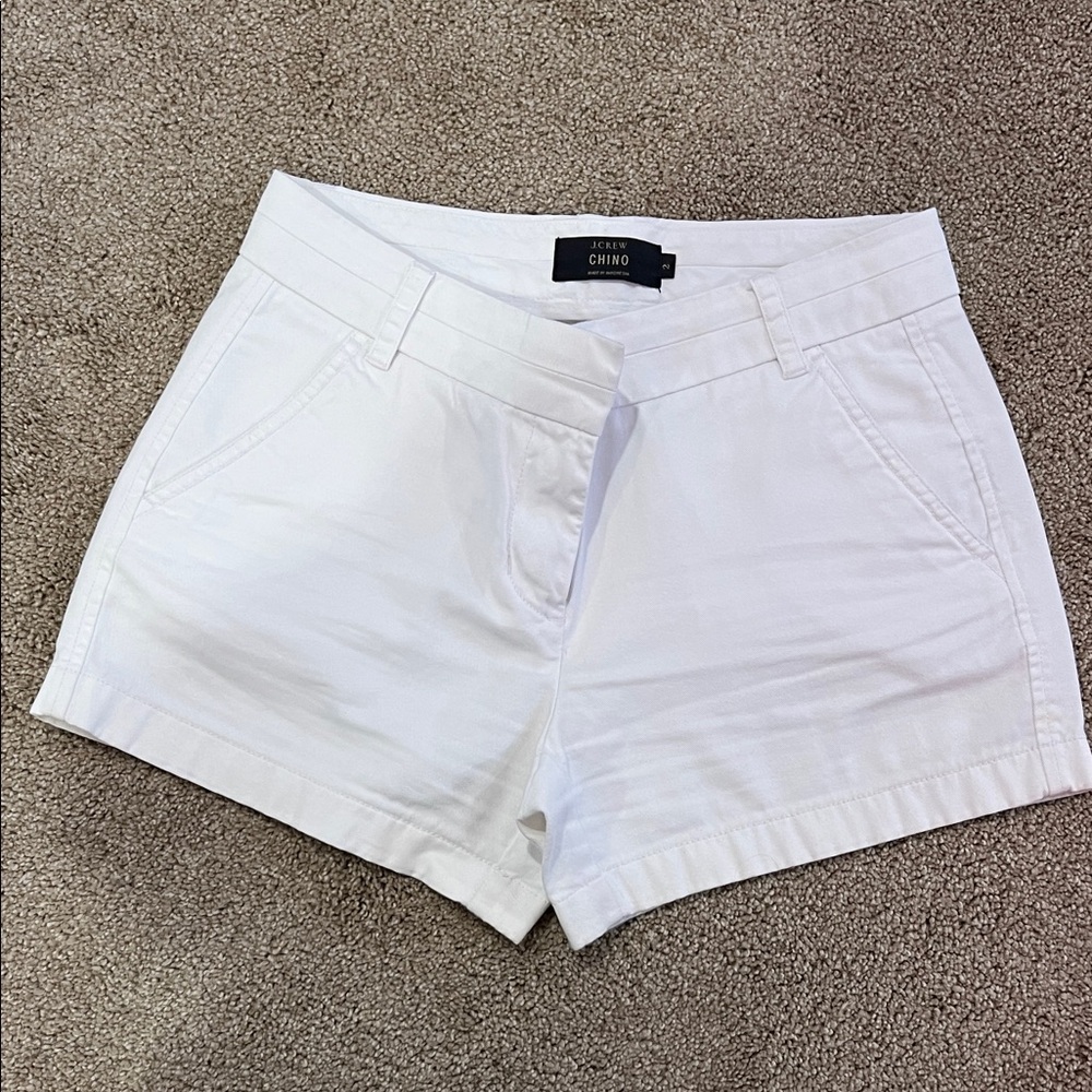 J. Crew Women's Classic White Shorts